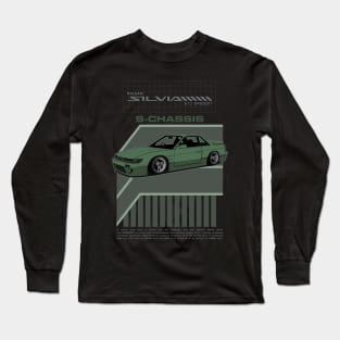 Silvia S13 (green) Long Sleeve T-Shirt